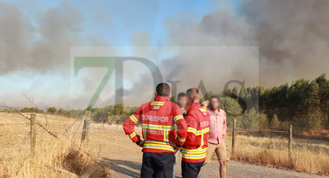 Imágenes del incendio forestal en Portugal