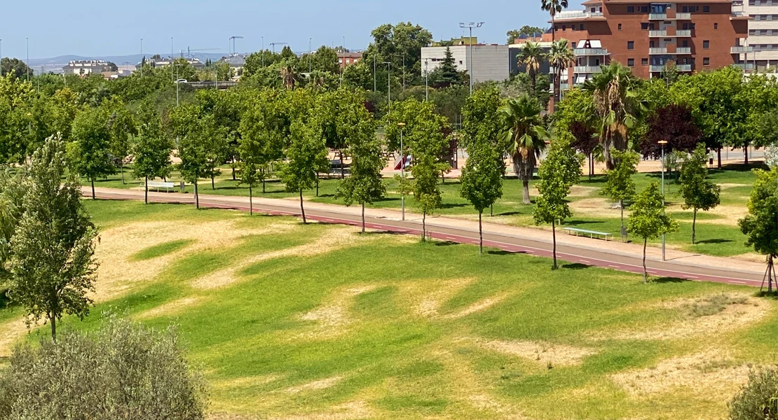 El parque el río comienza a secarse y el PSOE tiende la mano al Ayuntamiento
