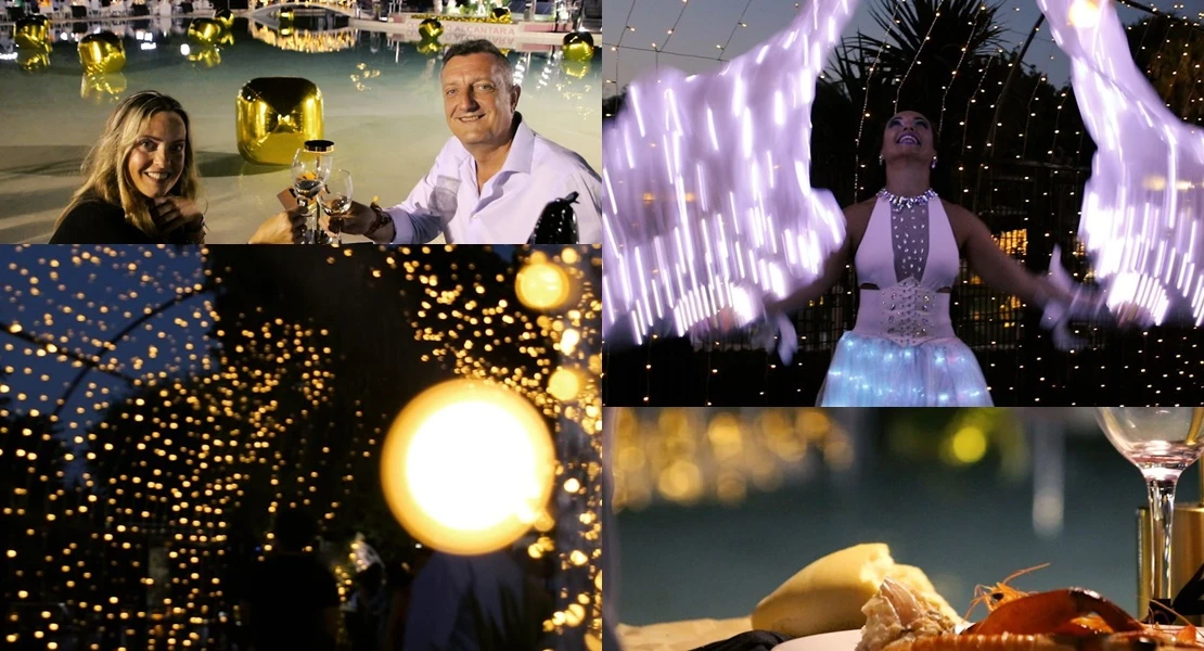 Performance, música en directo y el mejor ambiente en la cena de gala de El Complejo Alcántara