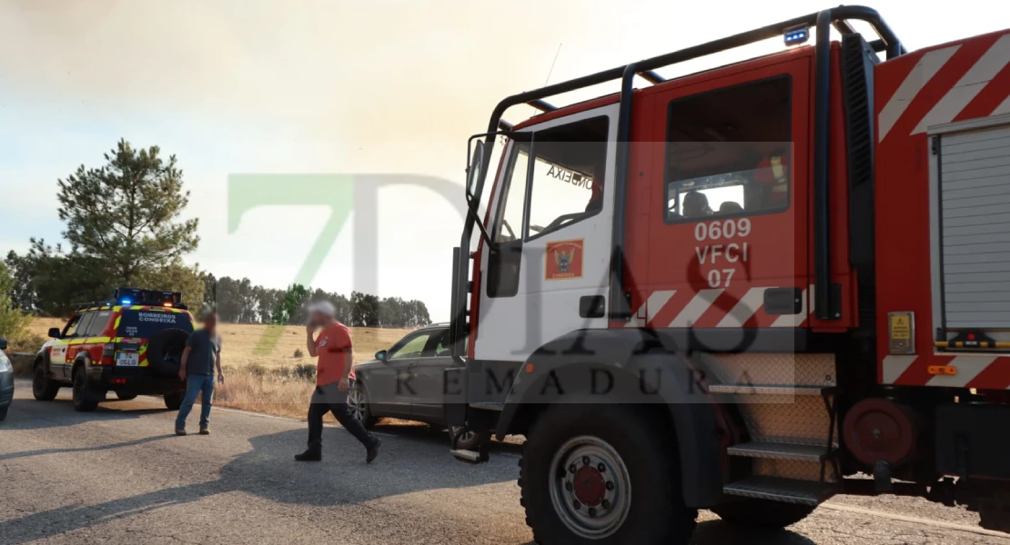 Imágenes del incendio forestal en Portugal