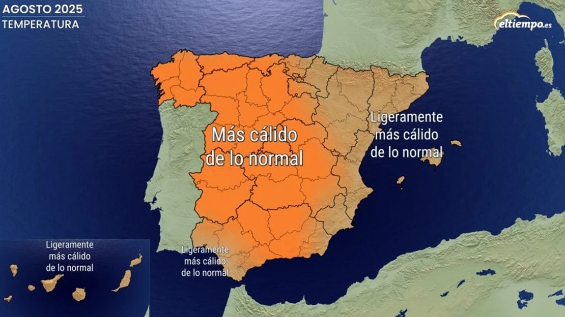 ¿Qué tiempo nos espera en agosto en el oeste peninsular?