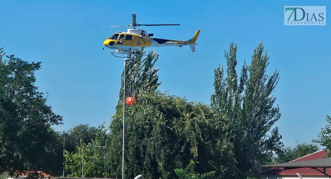 Desactivado el nivel 1 del incendio forestal en Badajoz tras un amplio despliegue de medios Desactivado el nivel 1 del incendio forestal en Badajoz tras un amplio despliegue de medios
