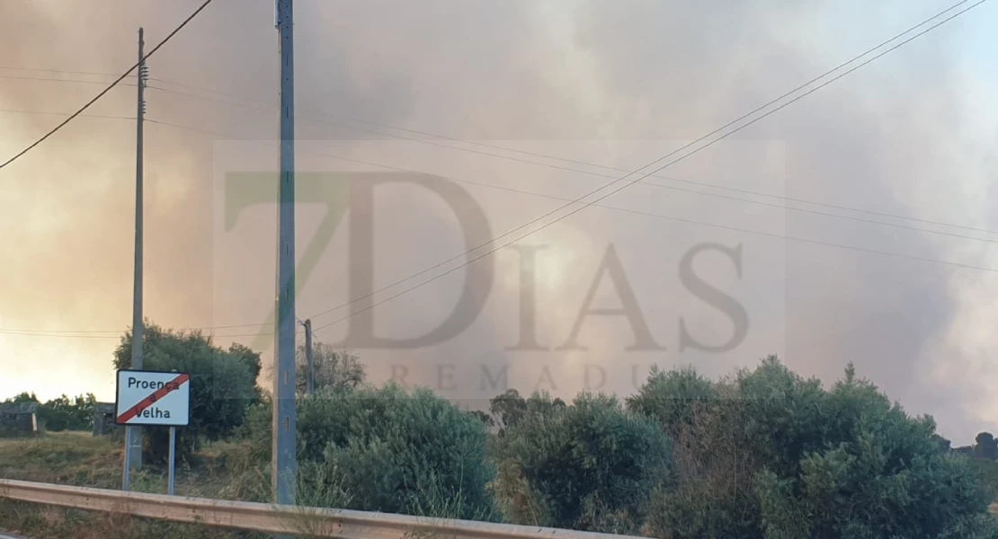 Imágenes del incendio forestal en Portugal
