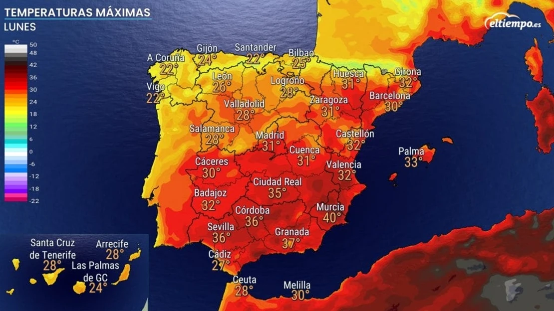 El tiempo la próxima semana estará marcado por un tobogán térmico