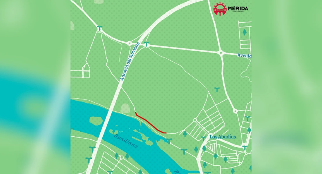 El Ayuntamiento de Mérida anuncia cortes en el Camino de la Calera