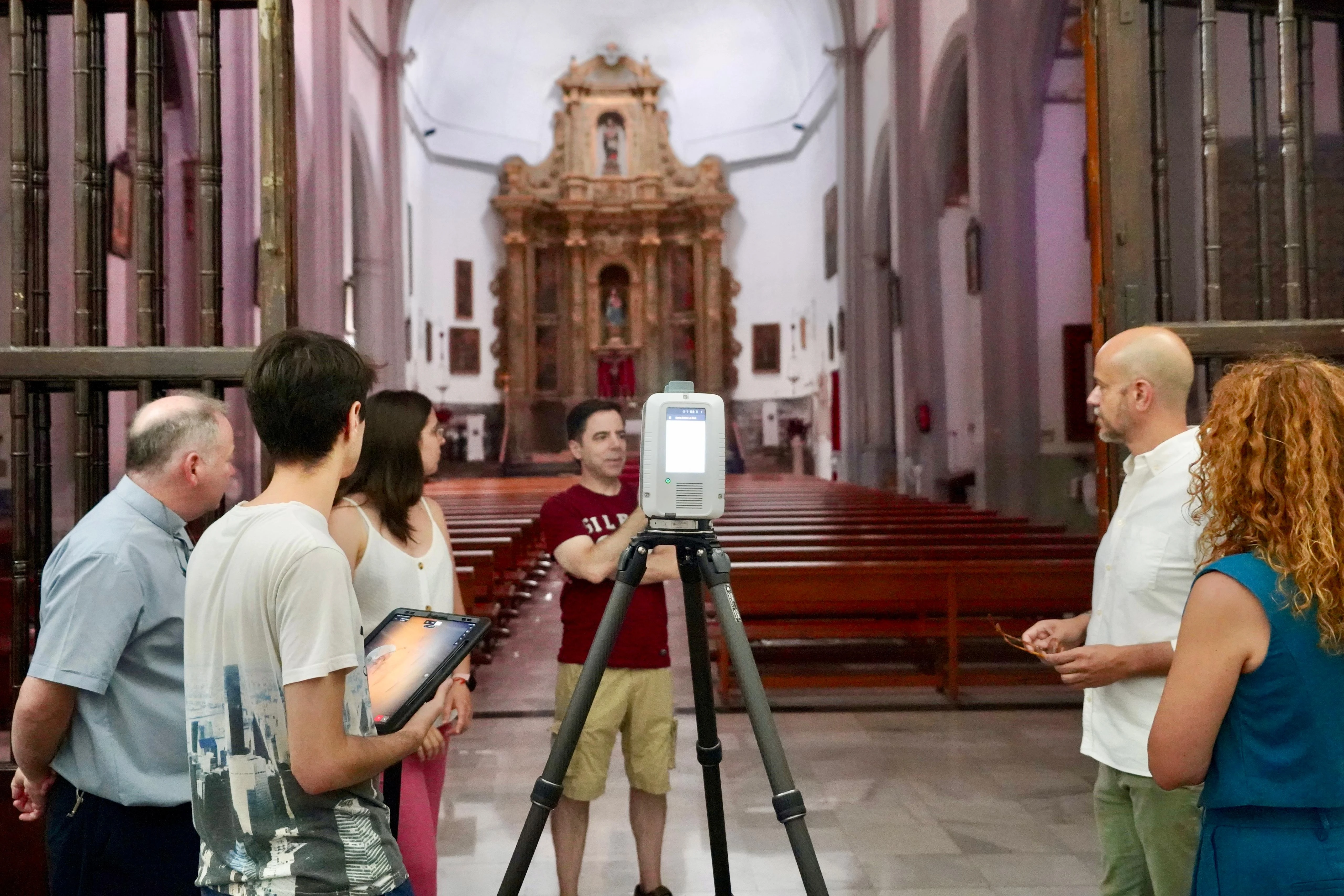 Crearán una réplica digital exacta de una parroquia de Badajoz