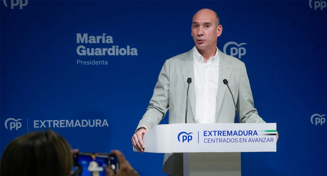 El PP extremeño critica a VOX, UpE y PSOE por no ir juntos contra el 'cuponazo' catalán