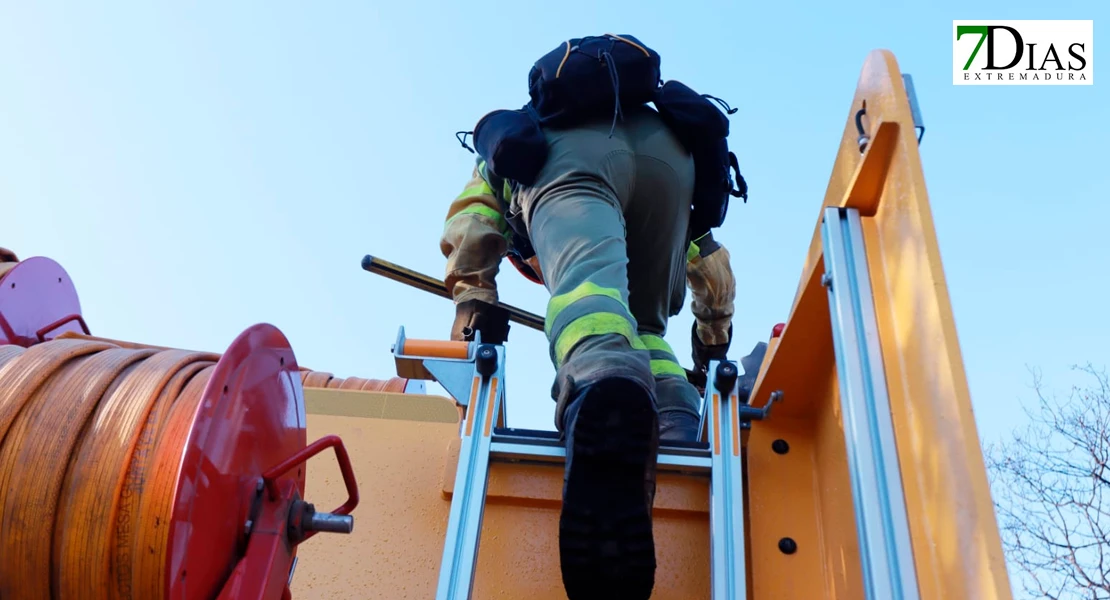 Imágenes de los bomberos en el incendio de Tres Arroyos