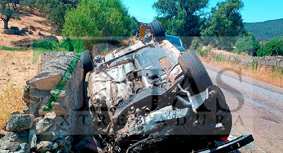 Un impactante accidente deja un herido en la BA-139