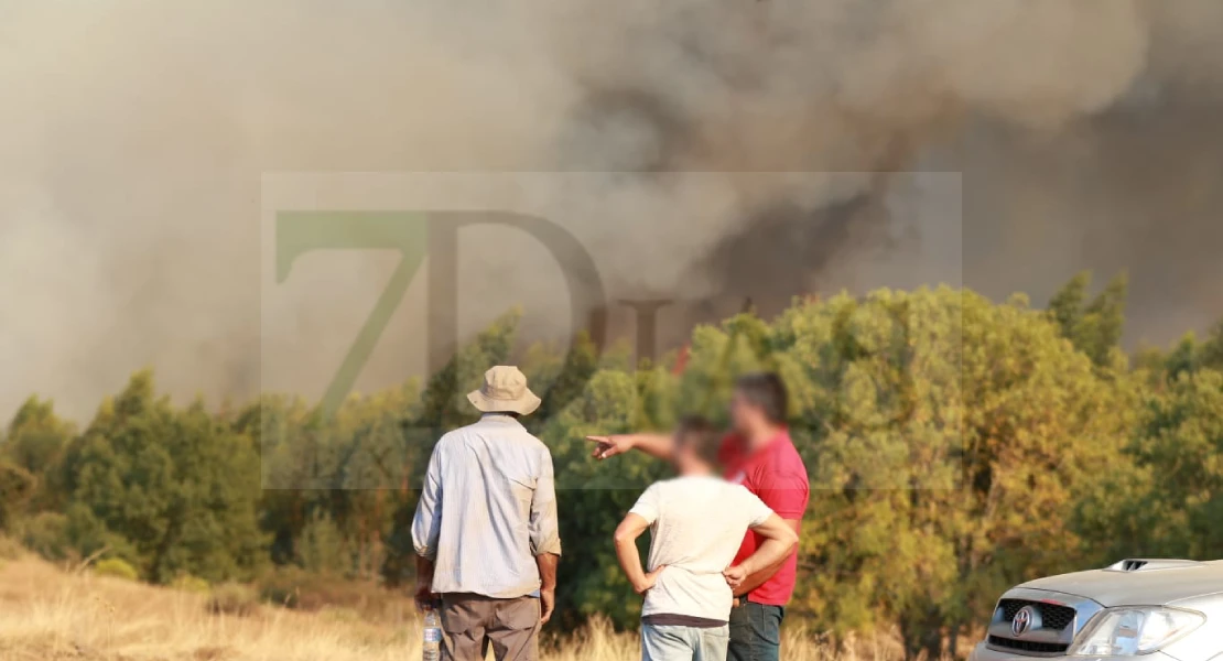 Imágenes del incendio forestal en Portugal