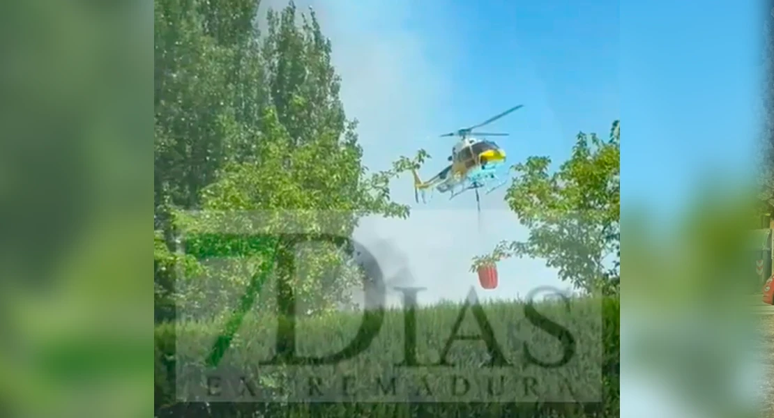 El incendio nivel 1 declarado en Badajoz en vídeo