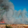 Un incendio afecta al Fuerte de San Cristóbal en Badajoz