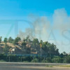 Un incendio afecta al Fuerte de San Cristóbal en Badajoz