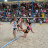 Ley del debutante: Benalmádena y Almería triunfan en el Open Alburquerque de balonmano playa