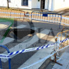 Aparece un socavón en plena calle en Novelda del Guadiana
