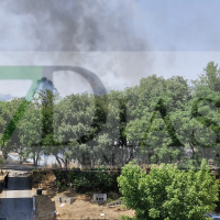 Un incendio en Plasencia alerta a los vecinos por su cercanía a las viviendas