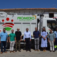 Promedio presenta nuevo camión recolector para municipios de La Siberia