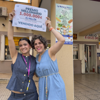 Da el premio de 'El Millón' en Mérida: "Me he alegrado tanto como si me hubiera tocado a mí"
