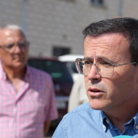 Gallardo: “Extremadura está unida frente al fuego. La comarca de las Hurdes no está sola”