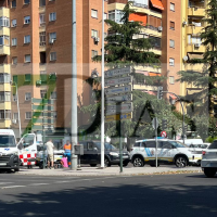 Atendido tras sufrir un accidente de moto en Badajoz
