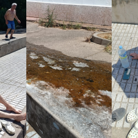 Ocho puntos en la cara y un brazo lesionado: denuncian el estado de una acera en Badajoz