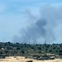 El incendio forestal en Trujillo obliga a activar el nivel 1 de peligrosidad de nuevo
