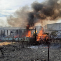 Un incendio afecta de nuevo a la empresa Acenorca en el norte extremeño