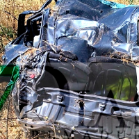 Una salida de vía deja herido a un vecino de Alange
