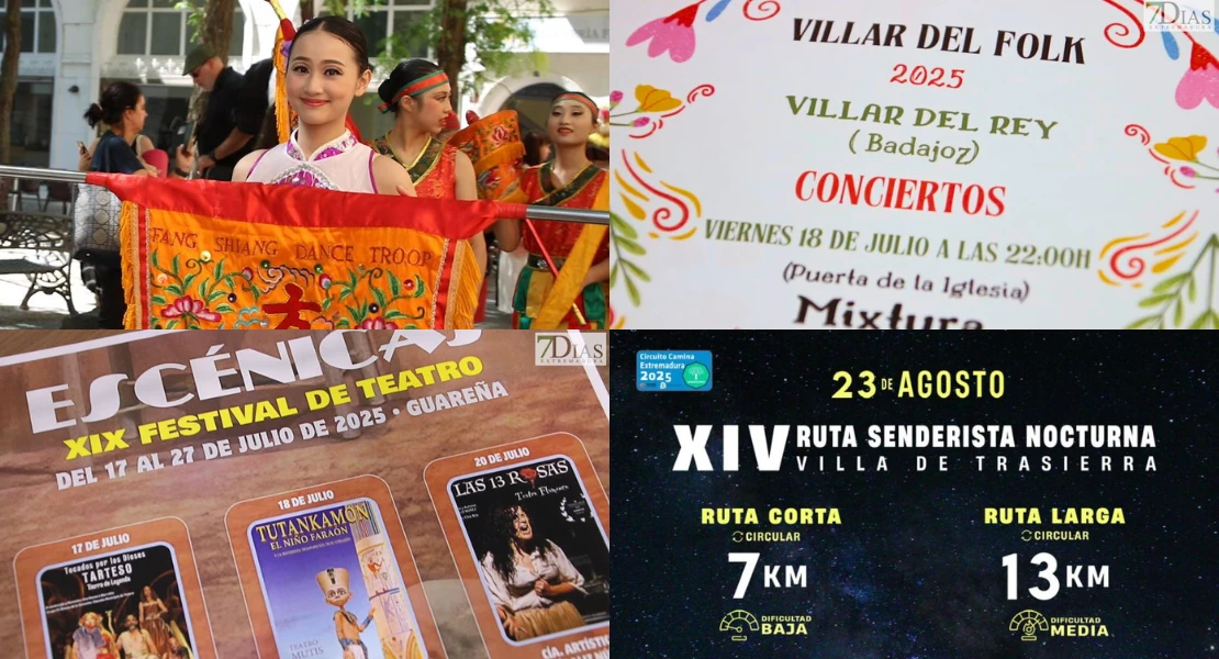 El verano más cultural en la provincia de Badajoz: folklore, teatro y rutas senderistas bajo las estrellas