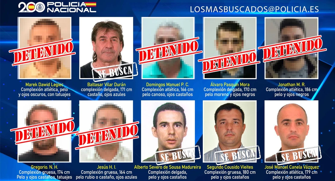 Cae el fugitivo de los tatuajes, uno de "Los 10 más buscados"