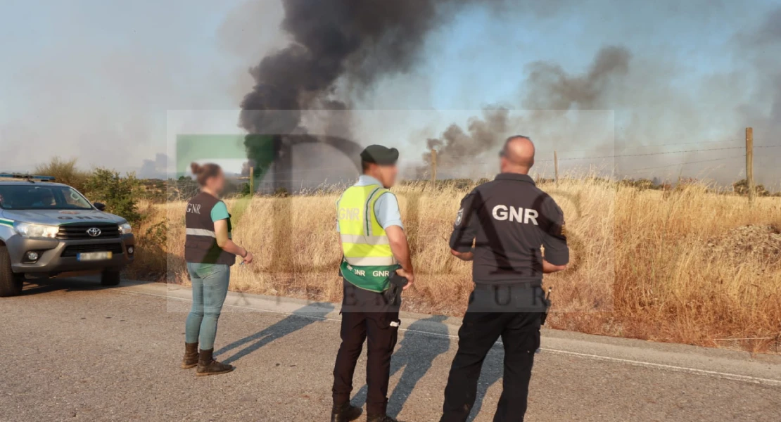 Imágenes del incendio forestal en Portugal