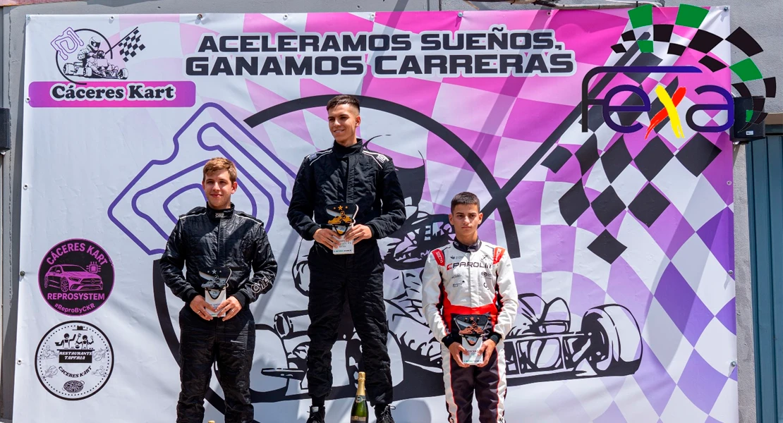 Podios reñidos y vueltas rápidas: el Karting Extremeño acelera en Torremocha