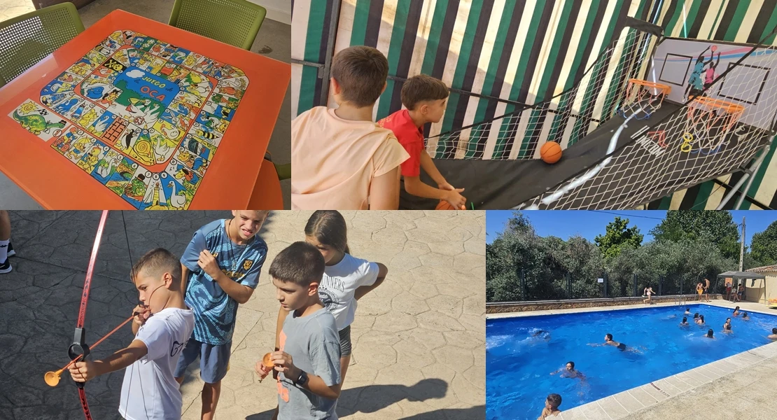 El Campamento de verano de San Vicente de Alcántara atrae a multitud de niños de la comarca