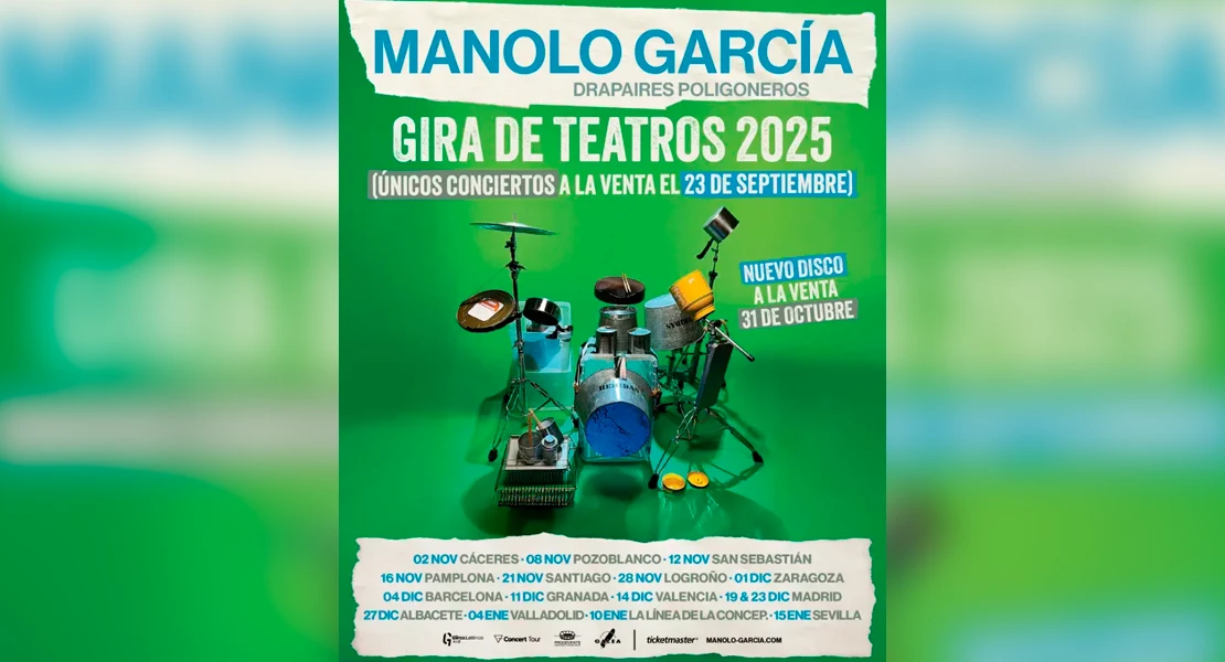 Manolo García arranca en Cáceres su nueva gira teatral