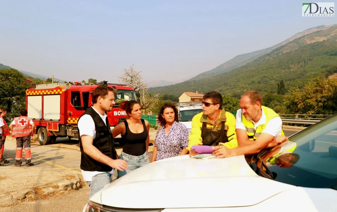 REPOR - Operativo y estado actual de la zona arrasada por el incendio desde Jerte
