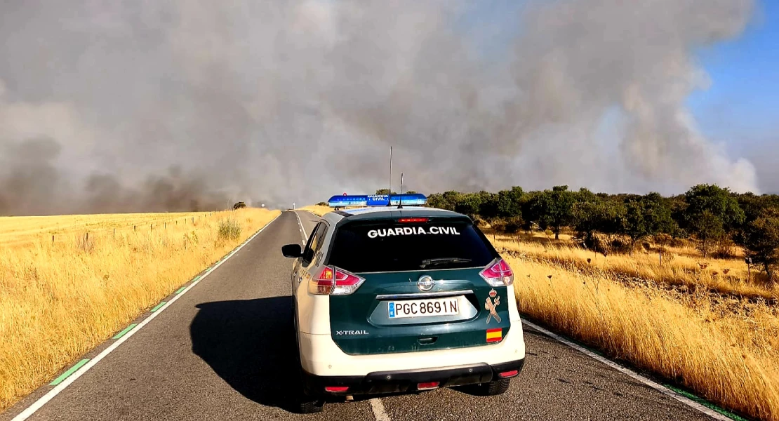 Toda Extremadura continúa en alerta con seis incendios activos