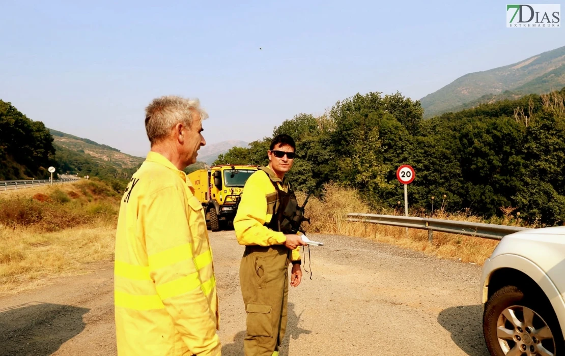 REPOR - Operativo y estado actual de la zona arrasada por el incendio desde Jerte