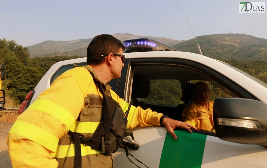 REPOR - Operativo y estado actual de la zona arrasada por el incendio desde Jerte