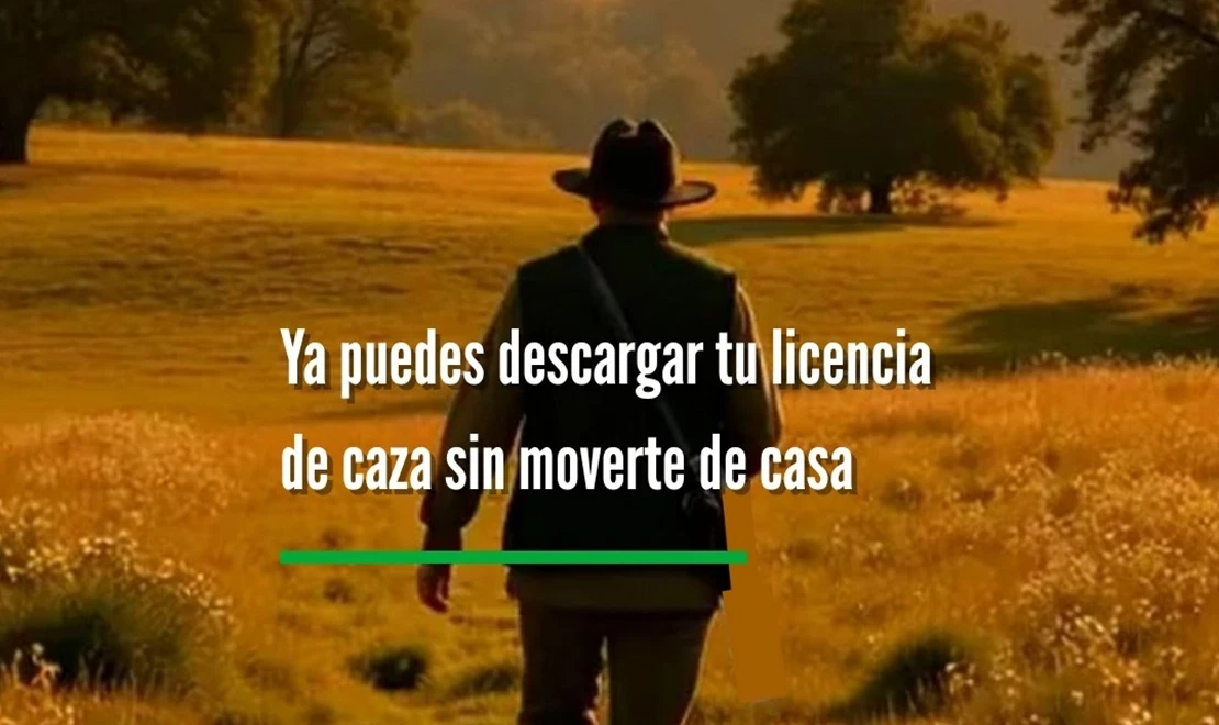 Extremadura digitaliza la licencia de caza: gratuita, inmediata y a tan solo un clic