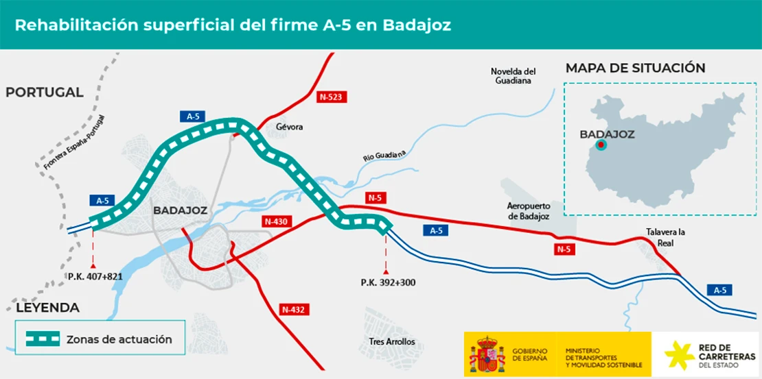 Nuevos cortes por las obras de la A-5 desde este jueves