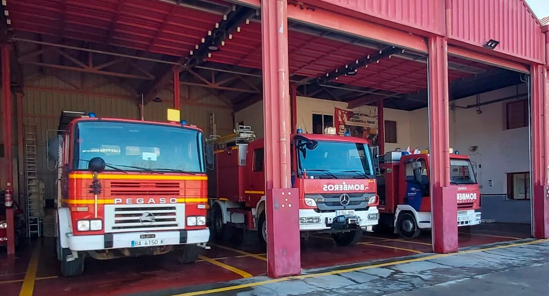La Diputación de Badajoz mejorará el Parque de Bomberos de Zafra
