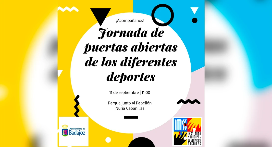 Badajoz empieza septiembre con deporte: estas son las fechas de las Jornadas de Puertas Abiertas