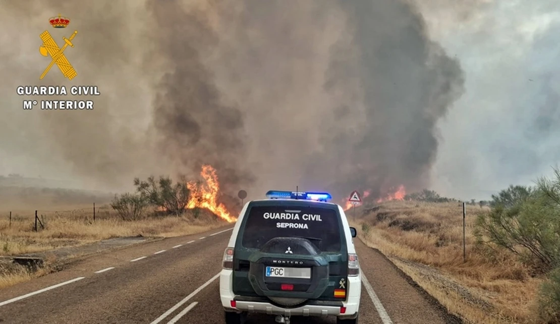 Un madrileño investigado por el incendio forestal que afectó a 1.100 ha en Burguillos del Cerro