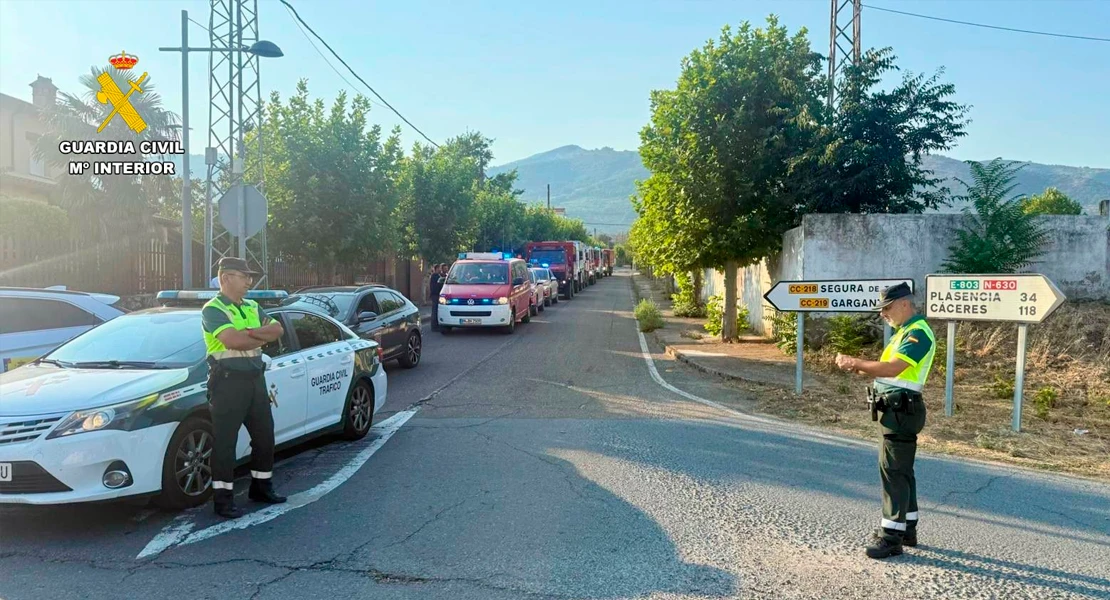 Regresan a Alemania los bomberos que lucharon contra el fuego de Jarilla