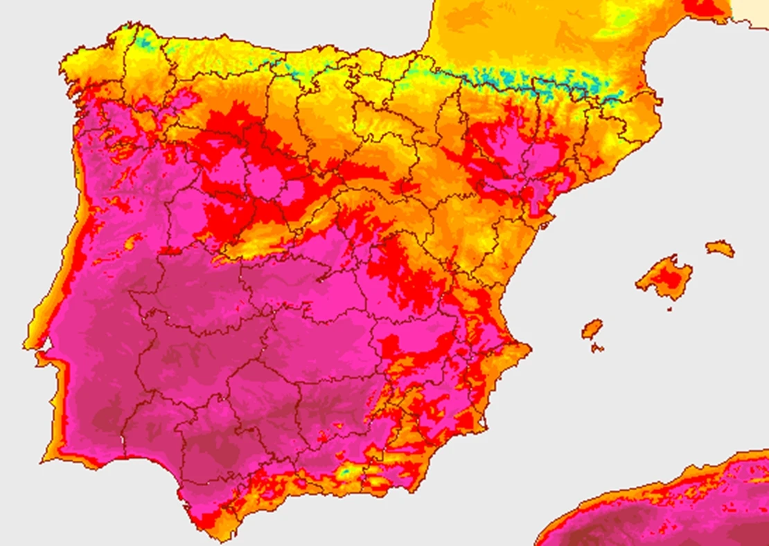 Alerta naranja en las Vegas del Guadiana: los termómetros superarán los 40ºC