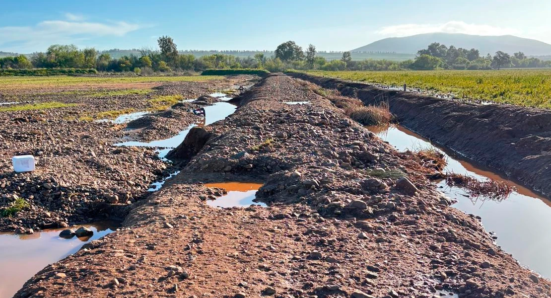 Don Benito arreglará los caminos rurales dañados por una de las borrascas más destructivas