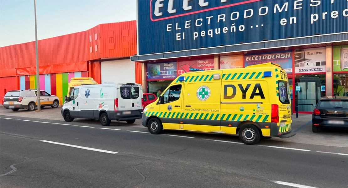 Un hombre sufre una parada cardiorrespiratoria en un establecimiento público de Cáceres