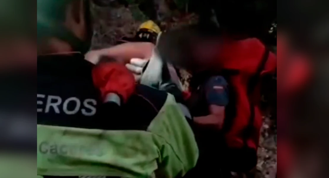 La Guardia Civil rescata a un senderista herido en Extremadura