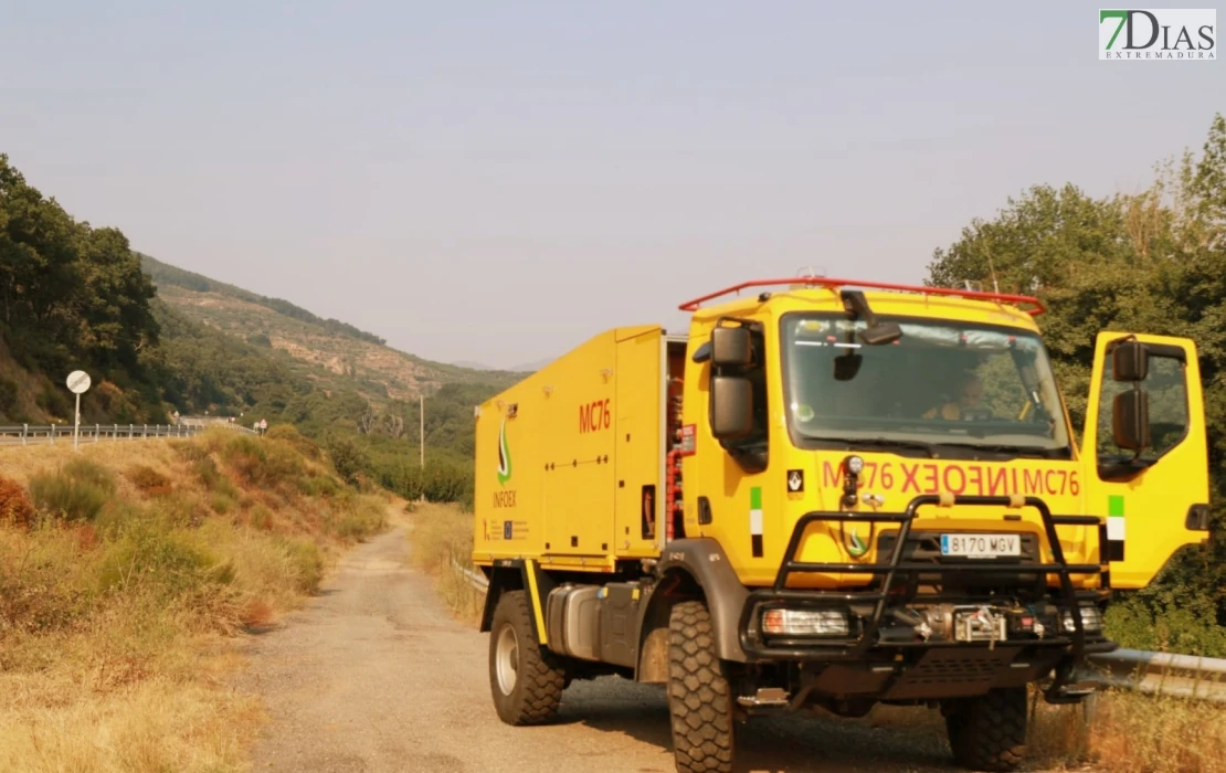 REPOR - Operativo y estado actual de la zona arrasada por el incendio desde Jerte