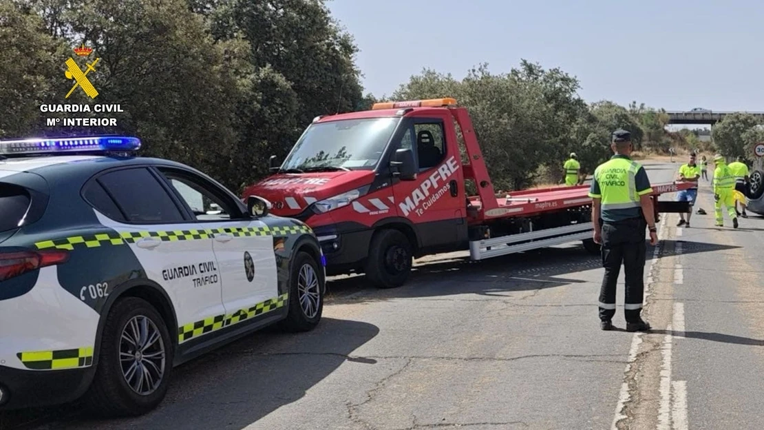 Trágico accidente en Extremadura: muere una menor de 10 años en la A-5
